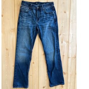 BKE Tyler Straight Leg Jeans Mens 30x32 Medium Wash Stretch Denim Coolmax Blue